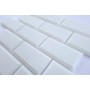 2x4 Thassos White Polished Deep Beveled Marble Mosaic 
